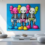 découvrez notre sélection exclusive de tableaux kaws, œuvres emblématiques alliant street art et pop art, disponibles à l'achat en ligne pour sublimer votre intérieur.
